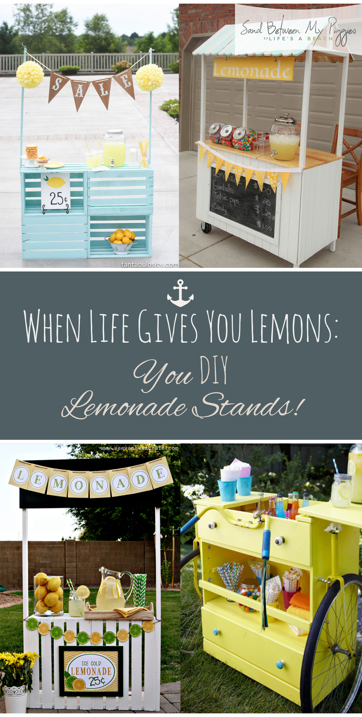 When Life Gives You Lemons: You DIY Lemonade Stands! | Sand Between My ...