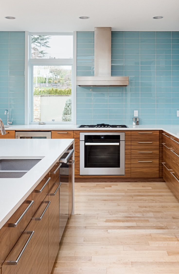 Coastal Backsplash Kitchen Tile